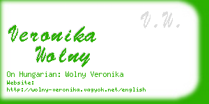 veronika wolny business card